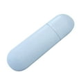 thumbnail image 1 of Wheat Straw Toothbrush Storage Box Eco-friendly Travel box toothbrush Toothpaste Comb Gadgets Container Holder, Blue, 1 of 6