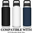 thumbnail image 2 of Linkidea Water Bottle Boot Compatible with YETI Rambler Bottle 36oz, Silicone Anti-Slip Water Bottle Bottom Sleeve Cover Protector, Bottle Bumper, 2 of 6