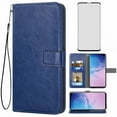 thumbnail image 1 of Mobile Phone Cover for Samsung S10, Cover Premium Pu Leather Tpu Flip Cover Magnetic Closure Card Compartment Stand Function Wallet with Lanyard Protective Cover, 1 of 7