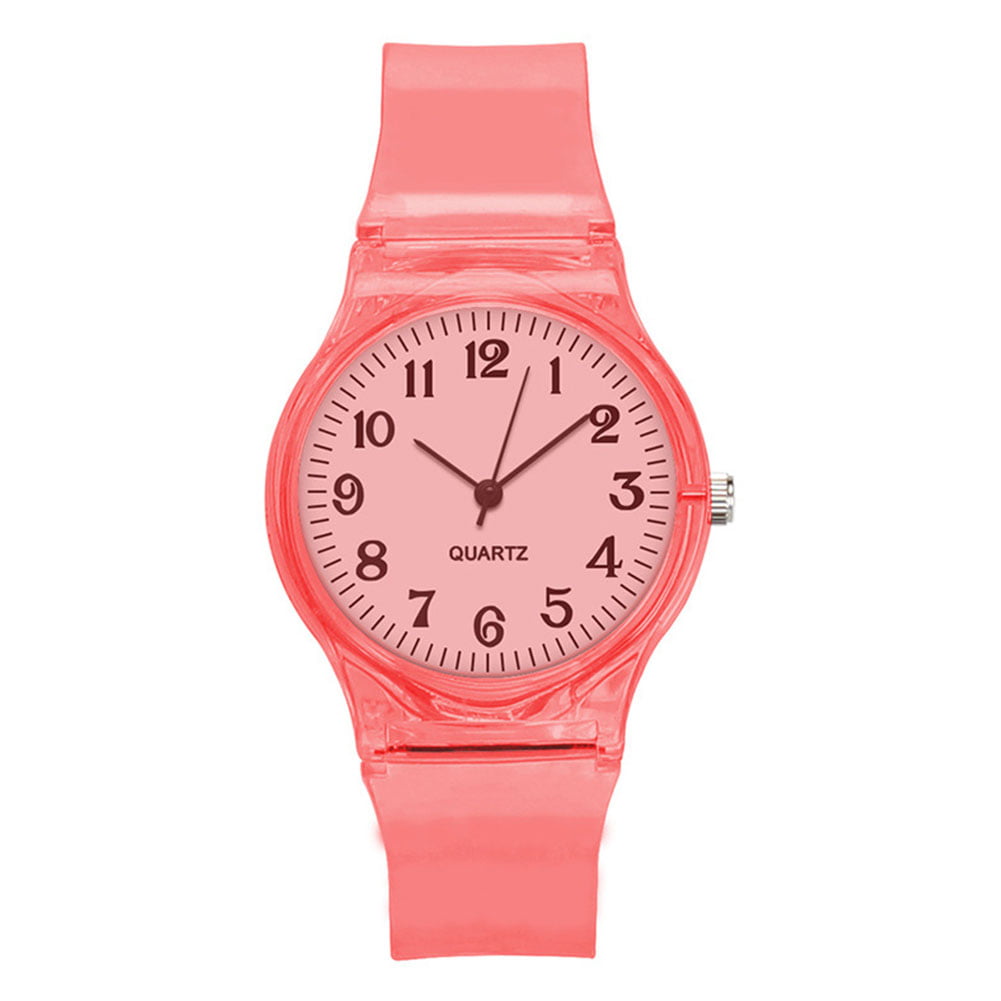 RONSHIN Women Watches Women Fashional Casual Quartz Watches Silicone Strap Wristwatch Pink for Women Birthday Gifts