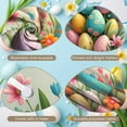 thumbnail image 4 of Colorful Easter Eggs Easter Banner Floral Decor Happy Easter Display Pastel Colors Bowknot Accents Easter Egg Backdrop for Easter Party Family Gathering Photo Shoot, 4 of 9