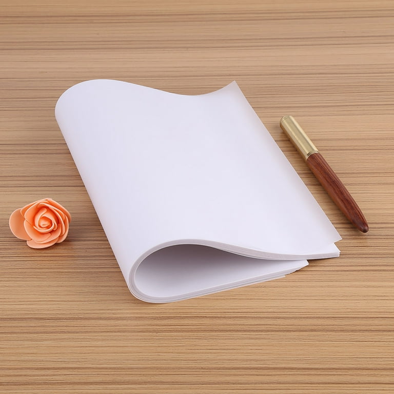 100Pcs A4 Size Artists Tracing Paper Trace Paper White Translucent