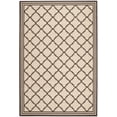 thumbnail image 2 of Safavieh Linden Danny Geometric Indoor/Outdoor Area Rug, Creme/Brown, 5'3" x 7'6", 2 of 8