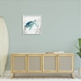 thumbnail image 2 of Stupell Industries Sea Turtle Ocean Botanicals Rustic Plank Pattern Graphic Art White Framed Art Print Wall Art, Design by Carol Robinson, 2 of 5
