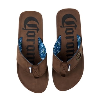 Rockport Mens Hayes Faux Leather Slip-On Flip-Flops Rockport Mens Hayes Faux Leather Slip-On Flip-Flops  main image 2