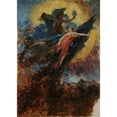 thumbnail image 2 of George Desvallières 14x18 Black Ornate Wood Framed Double Matted Museum Art Print Titled - Apollo and Daphne (ca 1889), 2 of 5