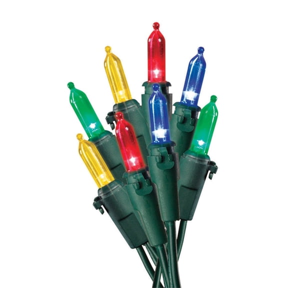 Celebrations LED Mini Multicolored 100 ct Net Christmas Lights 6 ft.