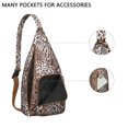 thumbnail image 2 of Tropical Leopard Shoulder Bag - Lush Jungle-Inspired Animal Print (Vintage Safari Vibe, Multi-Pocket Organization), 2 of 4