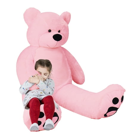 WOWMAX 6 Foot Giant Huge Life Size Teddy Bear Daney Cuddly Stuffed Plush Animals Teddy Bear Toy Doll for Birthday Christmas Pink 72 Inches