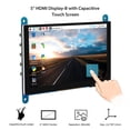 thumbnail image 2 of ELECROW Raspberry Pi Touchscreen Monitor 5 inch HDMI Screen Display 800x480 Compatible with Raspberry Pi 4 3B+ 3B 2B BB Black Banana Pi Jetson Nano Windows 10 8 7, 2 of 4