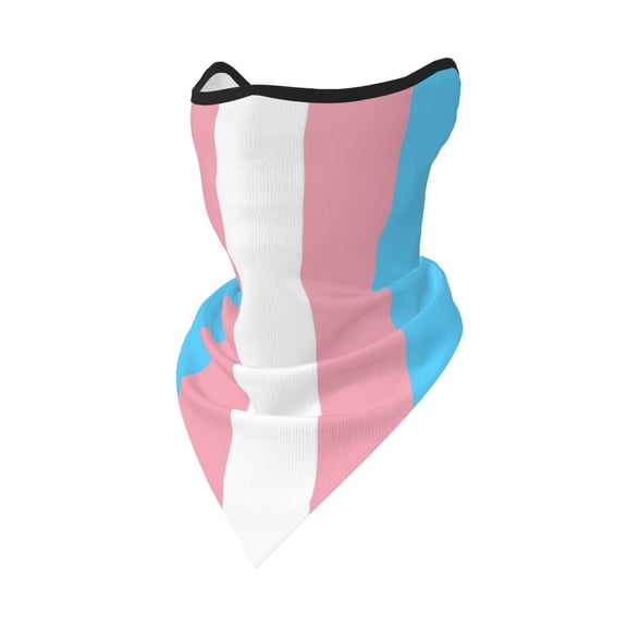 Transgender Flag Bandanas Headband Quick Dry Protection Windproof Multifunctional Print Balaclava