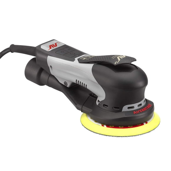 AirVANTAGE Ponceuse Électrique Industrielle Avancée 5 Pouces Style Palmier, 2ème Génération, sous Vide Central avec Coussin Profil Bas (3/16- Vinyle PSA)