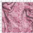 thumbnail image 4 of Soimoi Cotton Poplin Pink Fabric By the Yard - 42 Inch Wide - Paisley Pattern Fabric - Botanical and Elegant Designs for Various Uses Printed Fabric, 4 of 6