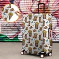 thumbnail image 4 of Highland Cow Barrel Boot Butterfly Pattern Luggage Cover Fashion Suitcase Cover Baggage Covers Fit 25-28 Inch Luggage (Go Travel), 4 of 5