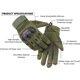 thumbnail image 2 of Xiao Hua Guantes militares tácticos de goma con nudillos duros para exteriores, para pantalla táctil, transpirables, resistentes al desgaste, con protección para las articulaciones de PP (negro, L), 2 of 5