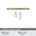 thumbnail image 3 of Amerock Cyprus 3 inch (76mm) Center-to-Center Golden Champagne Cabinet or Furniture Pull, 10 Pack, 3 of 3