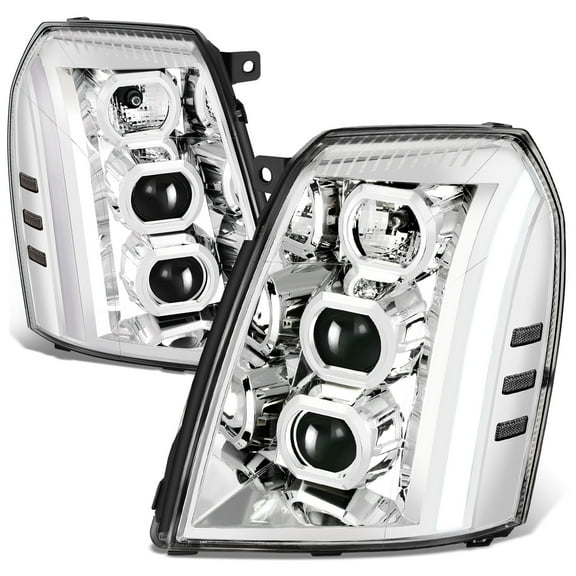 DNA Motoring LED Switchback Headlights for 07-14 Cadillac Escalade ESV EXT