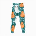 thumbnail image 5 of Futezty Toddler Boys Girls Halloween Pumpkin Pajamas Cute Ghost Print Pjs for Boy Jammies Little Kids Sleepwear Clothes Sets 2T-9T, 5 of 7