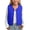 Blue, variant on Padded Vest for Kids Sleeveless Warm Thermal Loose Casual Solid Color Trendy Jackets Winter Going out Tops