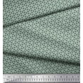 thumbnail image 3 of Soimoi Modal Satin Fabric Triangle Small Print Fabric by Yard 42 Inch Wide, 3 of 3