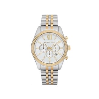 Michael Kors Men's Lexington Chronograph Watch, Gold Tone Steel