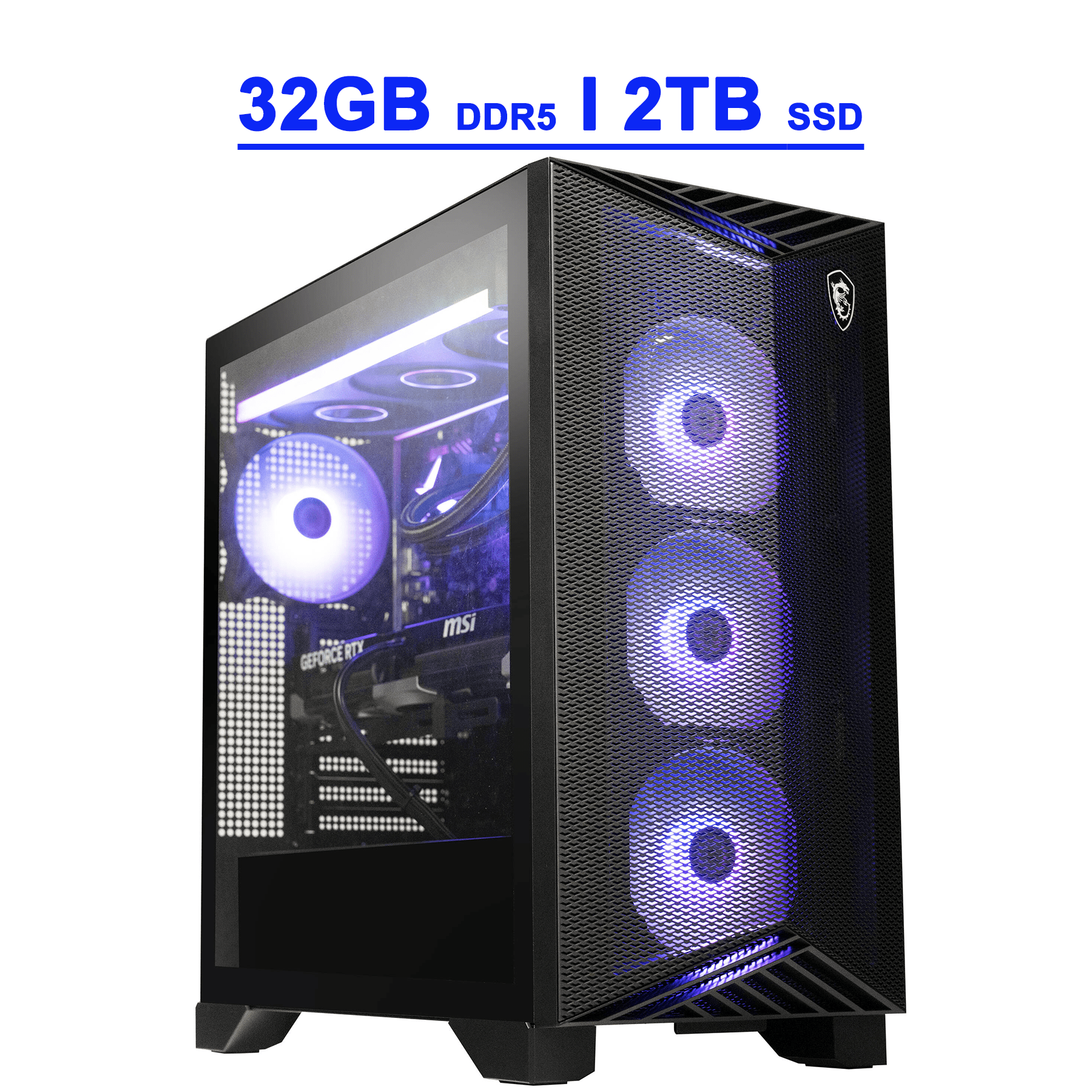 MSI Aegis ZS2 Gaming Desktop, AMD Ryzen 9 9900X, 64GB RAM, NVIDIA