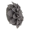 thumbnail image 4 of Fennco Styles Handmade 3D Heart-Shaped Petals Flower Decorative Throw Pillow Cover 13 Inch Round - Slate Floral Pillow Case for Couch, Home Décor, Bedroom Décor and Holiday, Housewarming Gift, 4 of 8