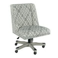 thumbnail image 4 of Linon Draper Upholstered Swivel Office Chair, Multiple Colors, 4 of 10