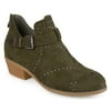 Journee Collection Kenadi Women's Ankle Boots Olive