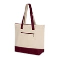 thumbnail image 4 of Q-Tees 19L Zippered Tote, 4 of 5