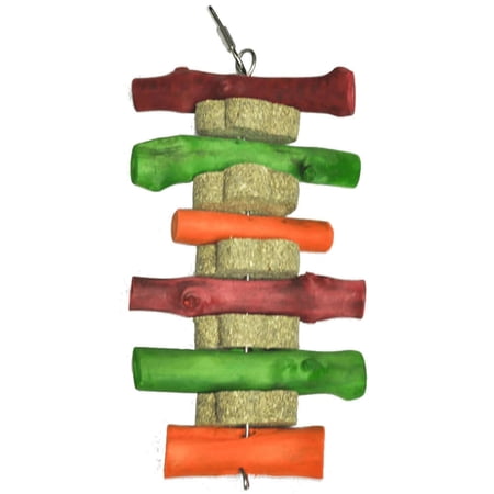 A E Cages Nibbles Colored Circle Small Animal Hay Chew Stackers