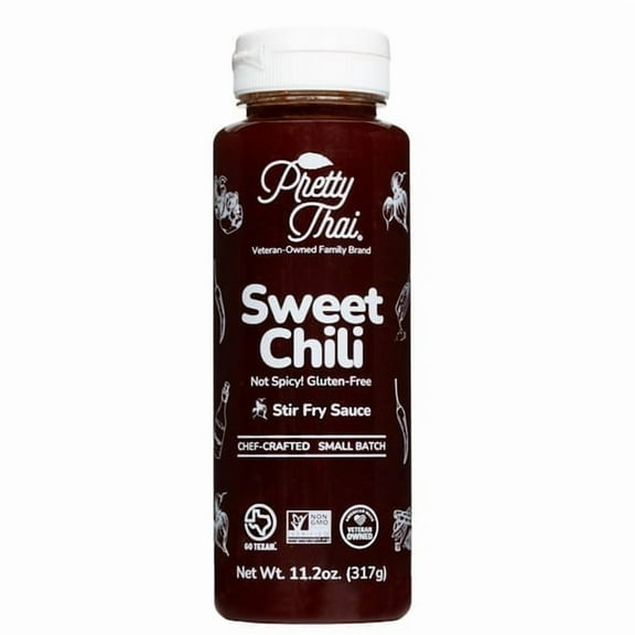 Pretty Thai, Sweet Chili Sauce, 11.2 oz (Pack of 2)