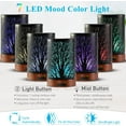 thumbnail image 2 of Essential Oil Diffuser - 150ML Metal Aromatherapy Diffuser for Essential Oils with 7 Colors Lights Gifts for Mom Waterless Auto Shut-Off & Ultrasonic Cool Mist Diffuser, Ambience for Home, 2 of 6
