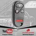 thumbnail image 5 of KeylessOption replacement fob for Acura CL, Integra (72147-SY8-A03, 72147SY8A03) 4 button remote fob with option button, 5 of 5