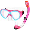 thumbnail image 1 of Set de Snorkel para Niños TuXHui con Válvula Secadora, Antivaho, Edad 5-15 años, 1 of 8