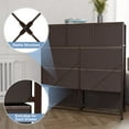thumbnail image 6 of Crestlive Products Brown 9 Drawers Dresser Home Wide Closet Dresser Storage Tower, 6 of 10