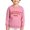 Pink, variant on Girls Sweatshirt Boys Christmas Letter Crew Neck Hoodless Sweatshirt Long Sleeve Pullover Black 5-6 Years