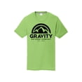 thumbnail image 1 of Gravity Outdoor Co. T-Shirt de Performance pour Jeunes - Logo Noir - Lime - Petit, 1 of 2