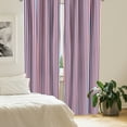 thumbnail image 2 of Ambesonne Harbour Stripe Curtains, Patriotic Colors, Pair of 28"x84", Violet Blue Vermilion, 2 of 5