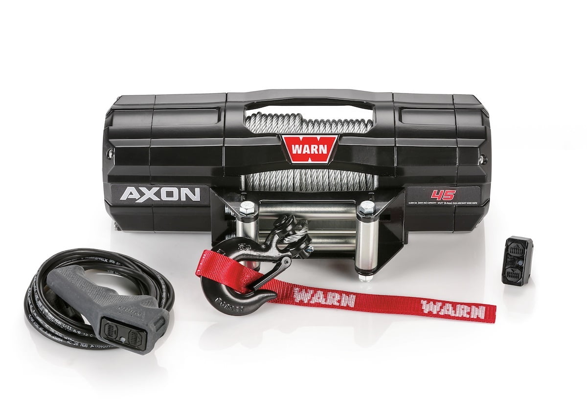 Warn Winch 4500 AXON 45 Kit [Includes Heavy Duty Winch Saver]