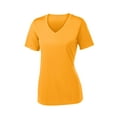 thumbnail image 5 of Sport-Tek V-Neck Tee (LST353) Gold, M, 5 of 6