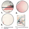 thumbnail image 3 of Designart "Pink Minimalism Transient Grace III" Minimalism Wall Decor, 3 of 5