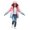 Pink, variant on Hooded Jacket for Girls Long Sleeve Breathable Pullover with Zipper Gradient Print Reflective Outdoor Coat Ages 5-13 Years Jacket