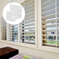 thumbnail image 4 of Durable White Iron Brackets for Window Blinds with Center Support 2 Pieces, 4 of 8