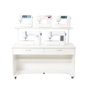 Arrow Sewing Machine Display Table - White