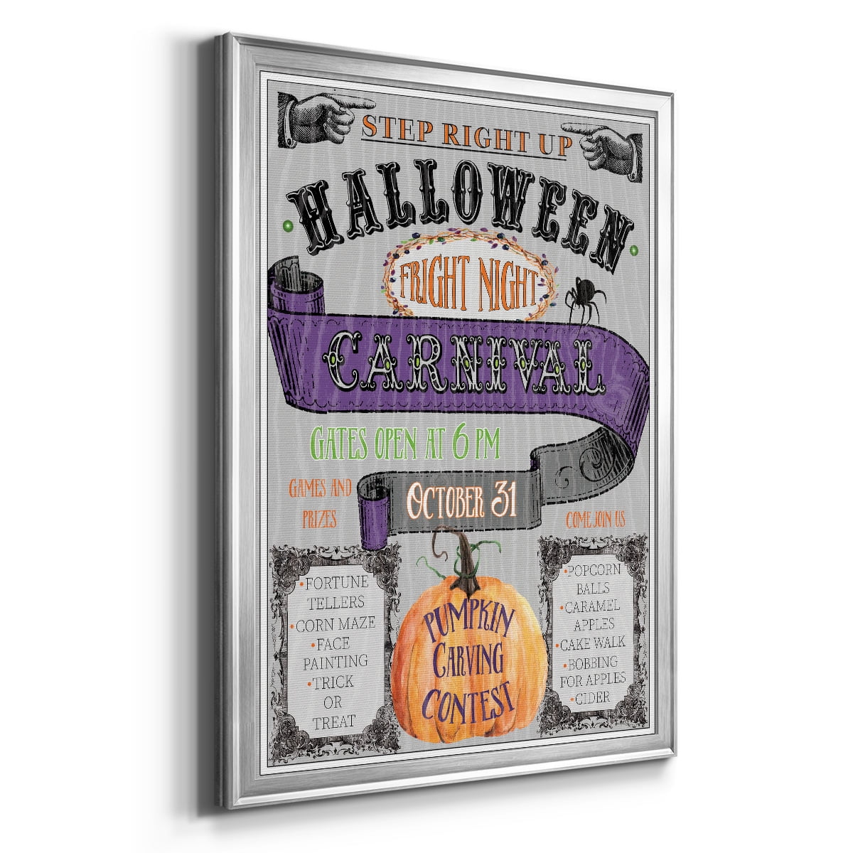 Carnival Sign Premium Classic Framed Print - Ready to Hang