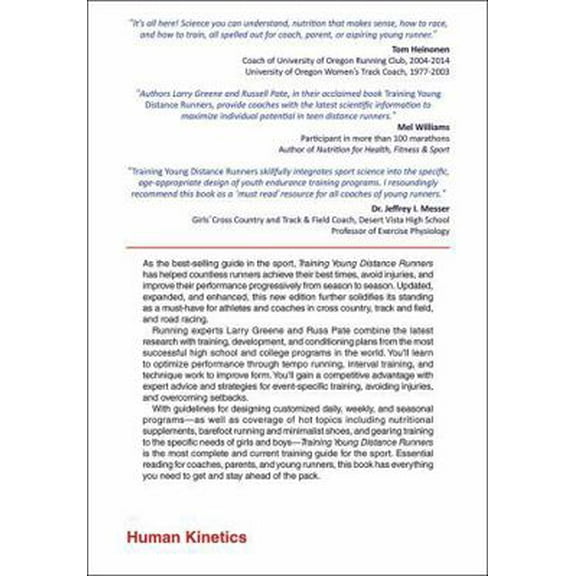 Pre-Owned Training Young Distance Runners (Paperback) 1450468845 9781450468848