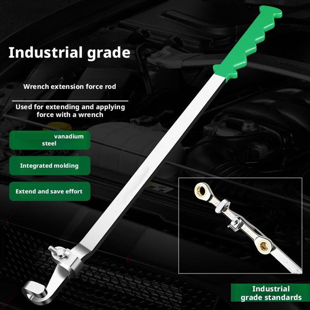WSRRDRECVHi Wrench Extender Tool Bar,Universal Spanner Extender,Extra Long Extension Wrench Adaptor for Torque Multiplier Tools for Mechanics, Garage Handyman