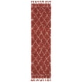 thumbnail image 5 of SAFAVIEH Pro Lux Shag Collection PLX433P Rust / Creme Rug, 5 of 10