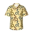 thumbnail image 2 of Xecao Various Snake print Hawaiian shirt - a stylish short-sleeve button-down for men, perfect for casual beach and tropical outings., 2 of 9